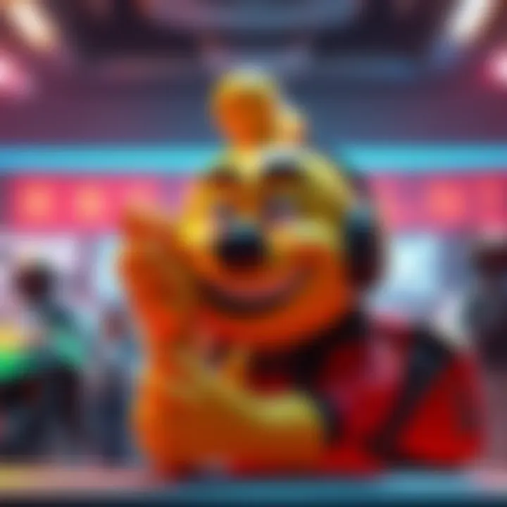 Face McShooty expresses gratitude just before his demise in a game setting, showcasing his cheerful demeanor